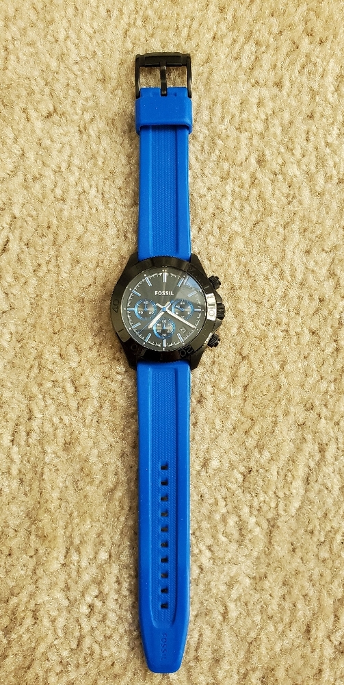 Fossil Retro Traveler Chronograph Silicone Watch